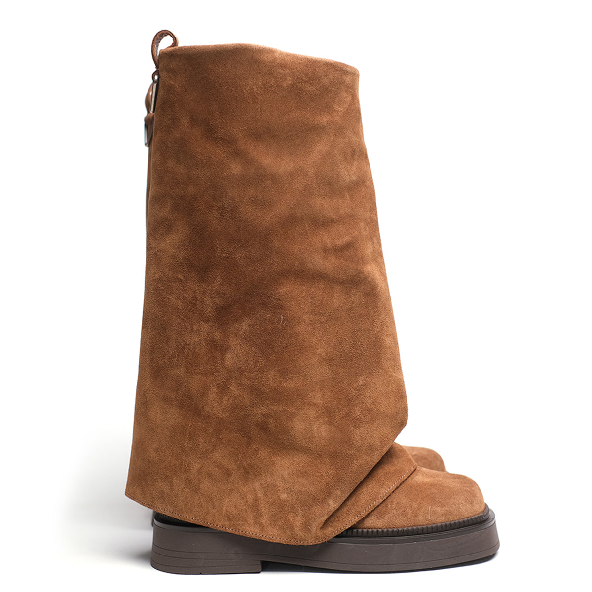 Women’s Brown Suede Slouch Knee